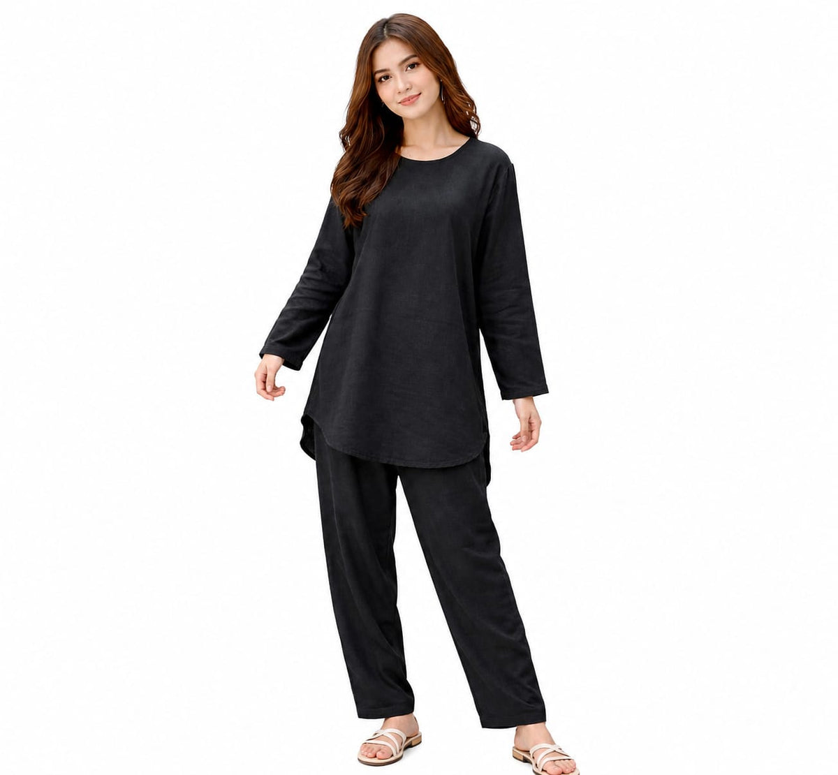 Irish Cotton Round Neck Set