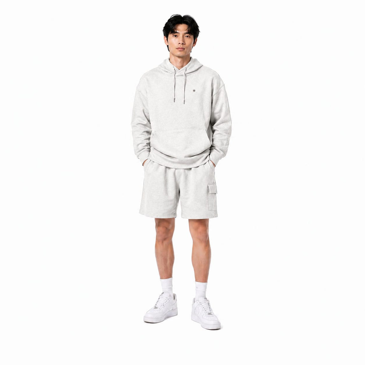 Men’s Cargo Short Hoodie Set